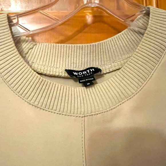 100% Leather Top by Worth New York - Picture 5 of 5